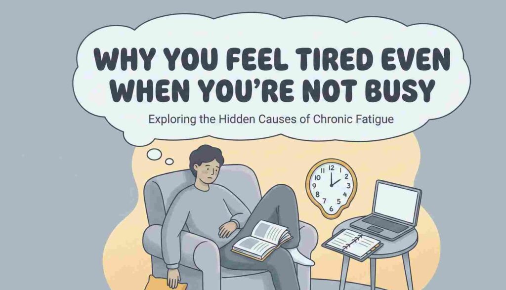 Competition prepare
Why You Feel Tired Even When You’re Not Busy